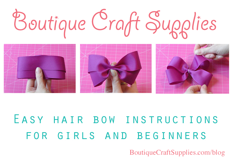 How to Make a Bow Out of Ribbon in 4 Easy Steps
